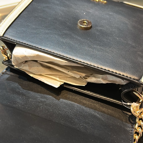 Aldo Black and Cream Satchel - Picture 3 of 3